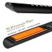 Professional Hair Straightener,2 In 1 Tourmaline Ceramic Flat Iron For Hair Styling With Rotating Adjustable Salon Temperature 250°F-450°F,100-240V for Worldwide Use,1 Inch,Black