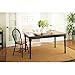 Better Homes and Gardens Autumn Lane Farmhouse Black/Oak Dining Table by Better Homes & Gardens