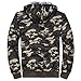 Dreamskull Camouflage Coats Fleece Hoodie Casual Zip Up Heavylight Hooded Jacket for Men and Women…