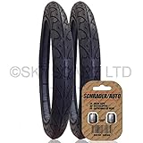 2 x BOB REVOLUTION SE DUALLIE Suitable Stroller / Push Chair / Buggy REAR Tire set to fit - 16