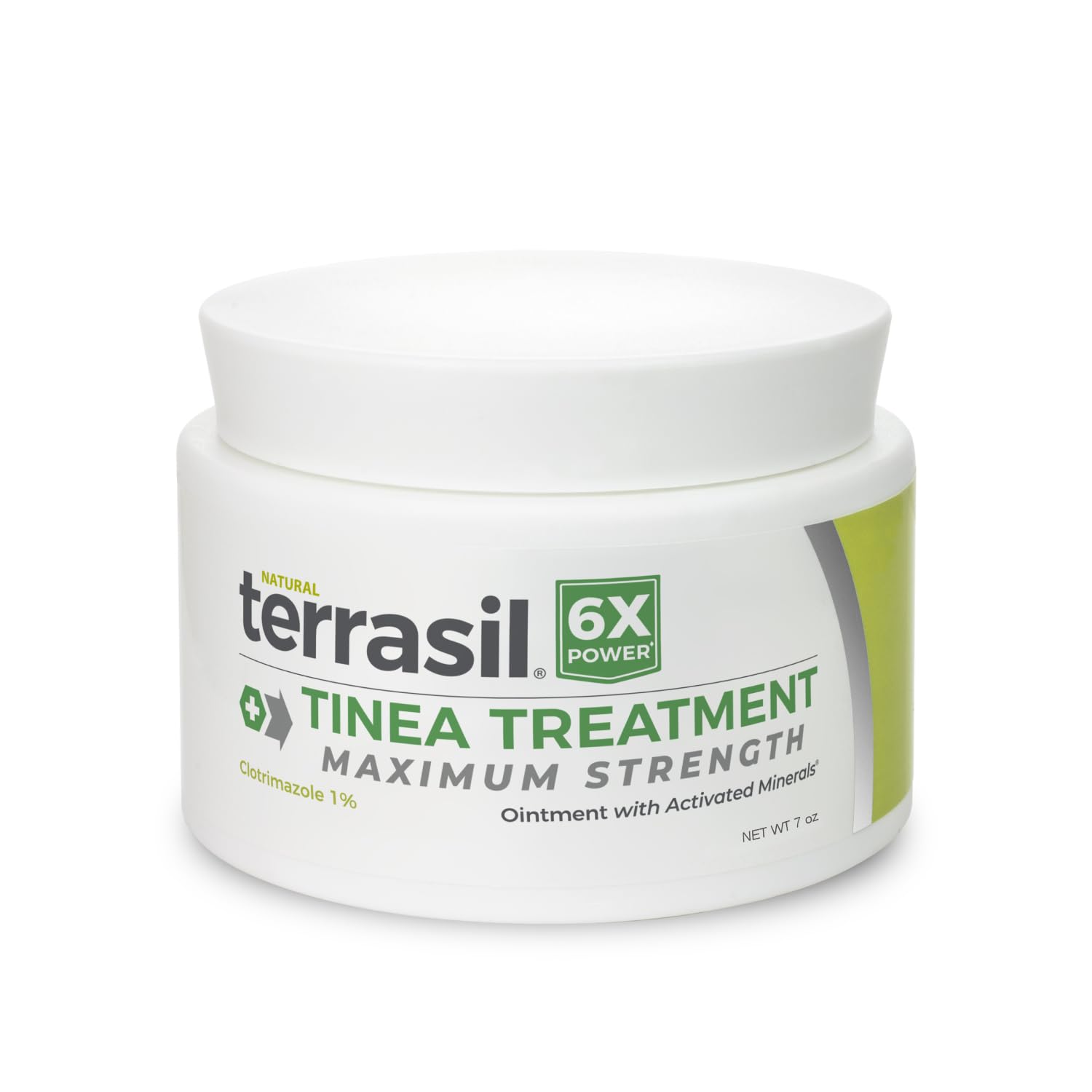 terrasil Tinea Versicolor Treatment Cream Max Strength, Antifungal Tinea Cream, Clinically Proven 1% Clotrimazole. Treats Most Ringworm & Fungal Infections. Soothing Relief of Itchy Dry Skin (7oz)