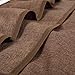 Kotile Couch Sofa Chair Armrest Caddy Organizer with 6 Pockets Faux Linen, Elegant Armchair Caddy Fits Remote Control Organizer, Cell Phone, Glasses, Magazine Holder (Coffee)