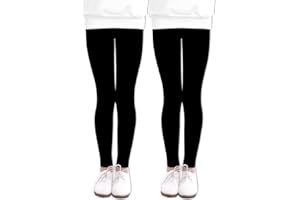 LUOUSE Girls' Leggings Full Length Comfy Pants Trousers 4-13 Years