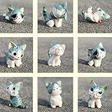 Cartoon Chi's Sweet Home Cute Cat Figures Animal 9 PCs
