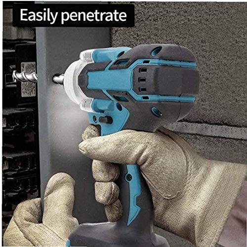 Heavy Duty Akkuschrauber Combi Drill Drill Drill Drill 1 Hr Wiederaufladbarer elektrischer Brushless Schraubendreher – Bild 7