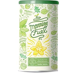 Morning Fuel Vanille Matcha Shake – Morgens Satt & Gesund, Vitamin- und Nährstoffreiche Frühstücksmischung mit Protein…