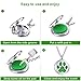 Dog Paw Diffuser Necklace Aromatherapy Essential Oil Locket Jewelry for Women Girls Boys