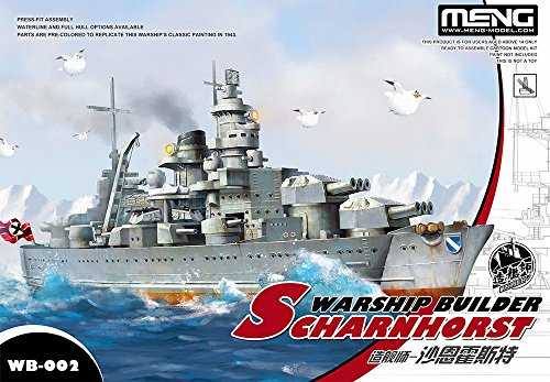 MNGWB002 Meng Warship Builder - Scharnhorst [MODEL BUILDING KIT]