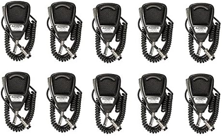 LOT OF 10 Astatic 636L Noise Cancelling CB Radio 4-Pin Microphone