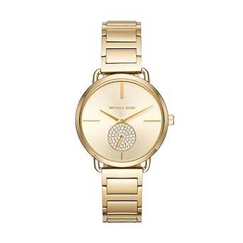 Analog Gold Dial Women's Watch - MK3639