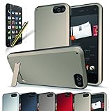 Fire Phone Case, CINEYO(TM) heavy Duty Rugged Hybrid Tri Layer Armor Case with Kickstand (Amazon Fire Phone Case) (Gold)