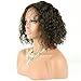 Brazilian Short Curly Bob Human Hair Lace Front Wigs with Baby Hair for Black Women Natural Color 130% Density 10 inch