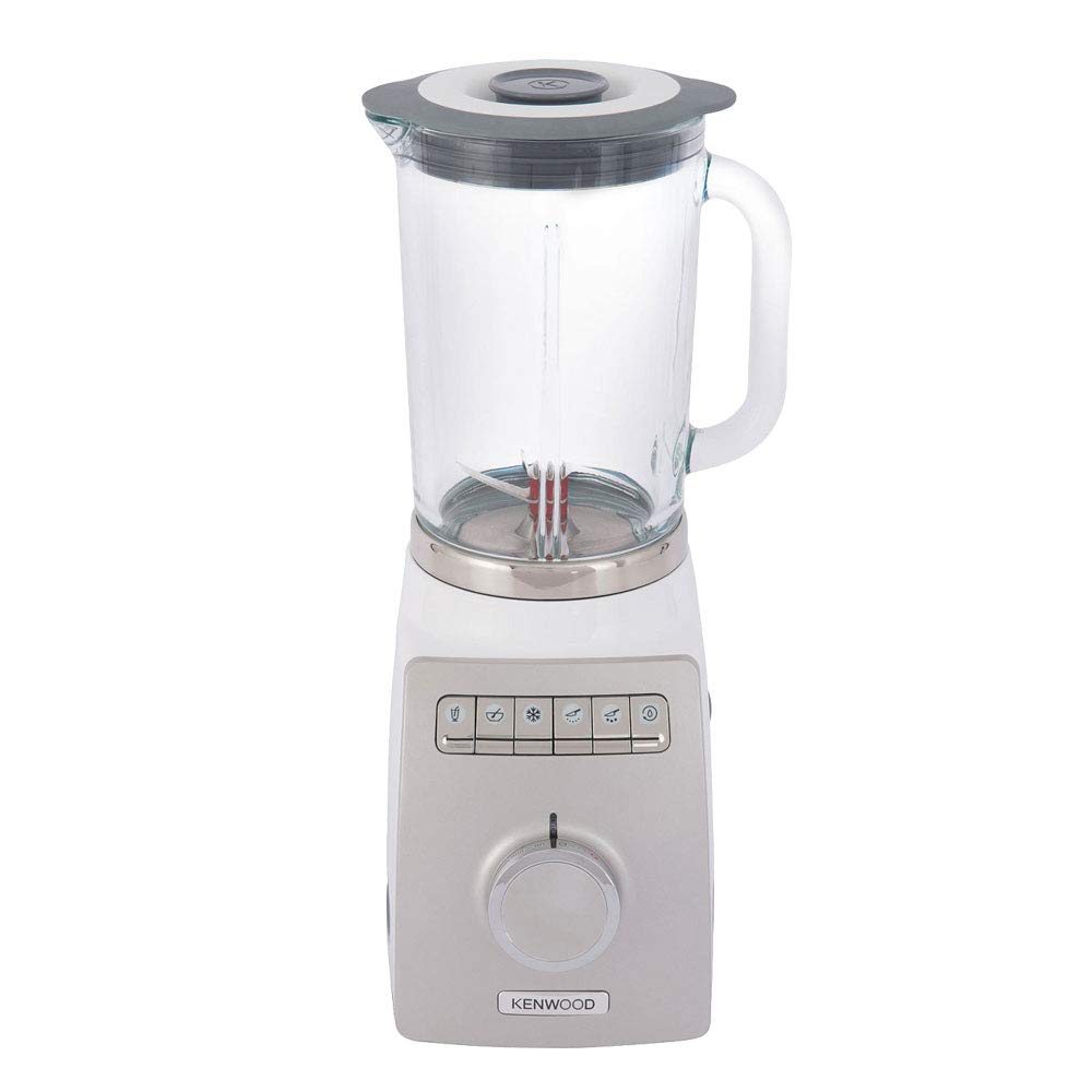Kenwood BLM802WH Licuadora, 1000 W, Vaso Medidor Cristal Blanco/Gris: Amazon.es: Hogar
