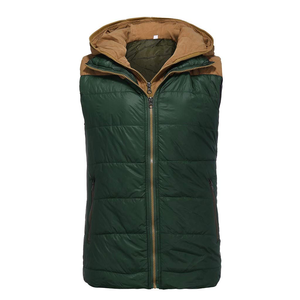 Rcool Gilet Smanicato Uomo per Gilet da Uomo Giacca Elegante Uomo Invernale  Senza Maniche Piumino Imbottito con Cappuccio Caldo e Denso Casual  Giubbotto Falsi Due Pezzi Gilet Abbigliamento berjaya.edu.my