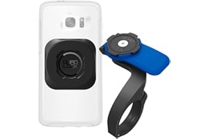 Quad Lock Out Front Handlebar Bike Phone Mount (V3) with Universal MAG Adapter for Smartphones