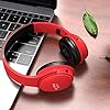 Active-Noise-Cancelling-Headphones-Bluetooth-Headphones-with-MicrophoneDeep-Bass-Wireless-Headphones-Over-Ear-Red Active Noise Cancelling Headphones Bluetooth Headphones with Microphone/Deep Bass Wireless Headphones Over Ear Red
