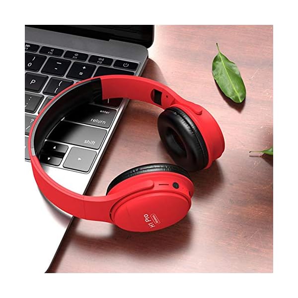 Active-Noise-Cancelling-Headphones-Bluetooth-Headphones-with-MicrophoneDeep-Bass-Wireless-Headphones-Over-Ear-Red Active Noise Cancelling Headphones Bluetooth Headphones with Microphone/Deep Bass Wireless Headphones Over Ear Red