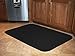 House, Home and More Skid-Resistant Carpet Indoor Area Rug Floor Mat - Black - 2 Ft X 3 Ft - Non Slip Rubber Backing, Stain Resistant, Dog Friendly, Living Room Bedroom Kitchen Entryway