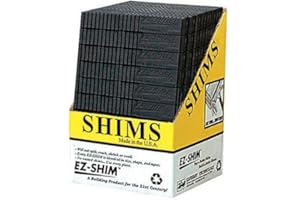 E-Z SHIM EZ SHIM 1.2 in. W Plastic Heavy Duty Black 360 pk