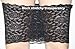 CENG MAU Women's Plus Size Floral Lace Unlined Stretchy Strapless Bandeau Tube Tops See Through Bras