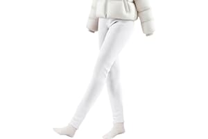 GENERIC Fleece Lined Leggings for Toddler Girls Winter Warm Ankle Length Leggings Kids Girl Comfy Thick Cotton Thermal Tights Pants