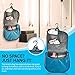 NICESTILE Lightweight Hanging Toiletry Bag for Men and Women - Medium 10.5 x 9.5 x 3.5 in (closed) - Ultralight Toiletry Bag for Business Travel and Backpacking