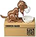 Generic Dog Money Box Baby Toy Banks, White/Brown