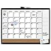 Quartet Dry Erase Board / Cork Board, Calendar Board, Magnetic, 17