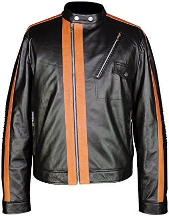 Mens Honda Cruiser Rider Leather Jacket