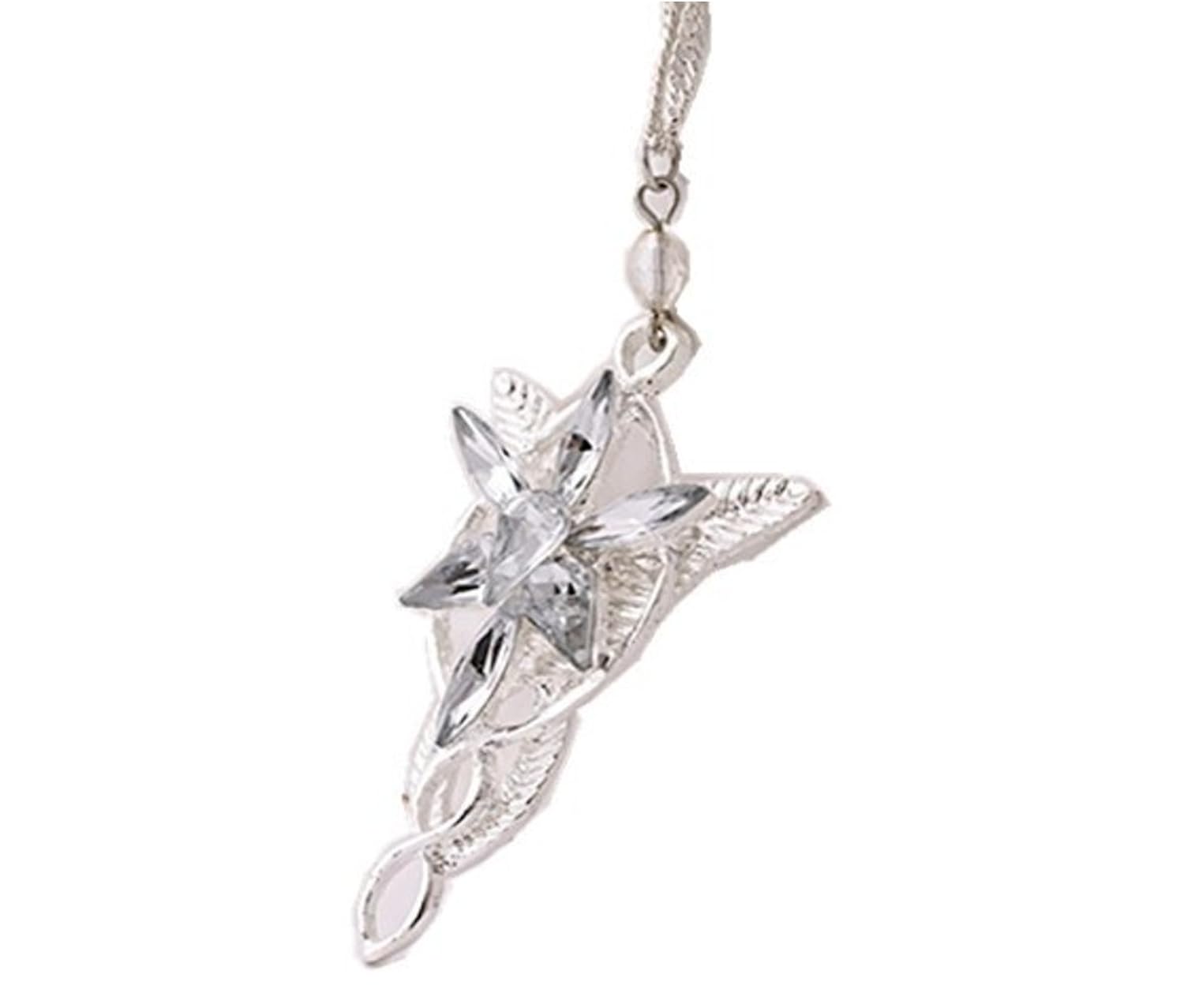 Bentley s Bargain Warehouse Collar con colgante de color plata evenstar de