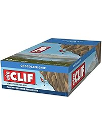 CLIF BAR - Energy Bar - Chocolate Chip - (2.4 Ounce Protein Bar, 12 Count)