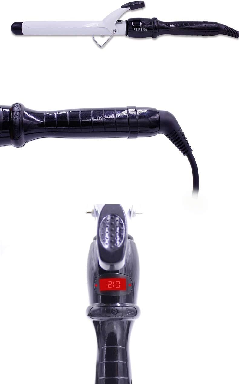 Hair Curler with 4 Adjustable Temperature Control Gear Rollers, with Heat Resistant Gloves, Fast Heating, 30 Seconds, 110-240 - v Double Stable Voltage Suit Length Hair Modelling curlers: Health & Personal Care
