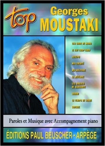 Partition Top Moustaki Amazon Fr Moustaki Georges Livres