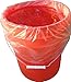 Bucket Liner - Disposable Pail Liner - 5 Gallon Bucket Bag - Brine Bag (25)