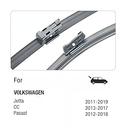 24"+19" Windshield Wiper Blades Replacement For VW