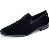 UUBARIS Mens Velvet Loafers Slip-on Dress Shoes Fashion Style Driving Shoes Classic Tuxedo Shoes Casual Oxford Shoes