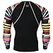 Fixgear Sports Mens Womens Under Compression Armour Running Base layer Printed Long Sleeve S~4XL