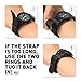Infantry Nylon Watch Bands for Men, Black Slip-thru Watch Strap, Replacement Military Watchbands 4 Rings Stainless Steel Buckle