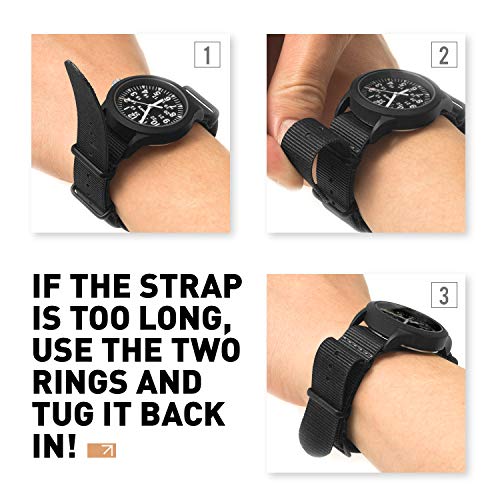NATO Strap 22mm Watch Band Bands Straps for Men by Infantry