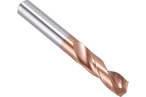 PATIKIL 6mm Drill Bit, Carbide Twist Jobber Bits Straight Shank 130° for Drilling Hard Metal Alloy Steel Stainless Steel Tita