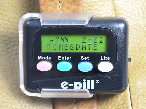 e-pill | 12 Alarm Vibrating Pager, Medication Reminder, Belt Clip - Thumbnail 2