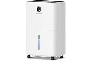 5500 Sq. Ft Dehumidifier for Basement with Drain Hose 80 Pints, VEAGASO Dehumidifiers for Home, Large Room, Bathroom, Bedroom, Three Modes, Intelligent Humidity Control, Dry Clothes, 24HR Timer