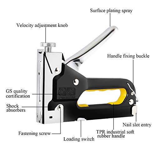 Staple Gun with Staples, 3 in 1 Heavy Duty Staple Gun Kit, Upholstery