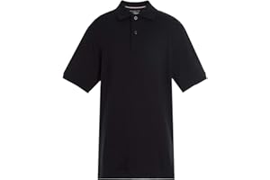 Tommy Hilfiger Kids' Short Sleeve Interlock Co-ed Polo Shirt, Boys & Girls School Uniform Clothes