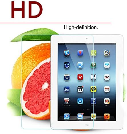 New iPad Mini 4 Screen Protector, AOZHUN Premium Tempered Glass Ballistic Film High Definition,Scratch Proof,Anti- Fingerprint. (HD Clear)