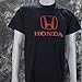 Honda Logo on a Black T Shirt