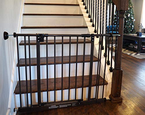Baby Gate Guru Small Wall Protector 4 Pack - Black - Cup Pads to Guard Your Walls from Pressure Mounted Baby Gates, Pet Gates, Safety Gates, Shower Curtain Rods, and More (4 Pack, Black) - Thumbnail 6