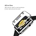 Apple Watch Case, GMYLE Ultra Lightweight Thin Clear PC Full Coverage Plated Bezel Case for Apple Watch 42mm - Metallic Black