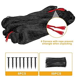 Bird Netting 25'x50' with 2.4" Square Mesh Garden