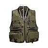 Goture-Fly-Fishing-Vest-with-15-Pockets-Jacket-Mesh-Breathable-Quick-Dry-Waistcoat-Photography-Vest-Army-Green-Fit-for-All-Kinds-of-Outdoor-Activities